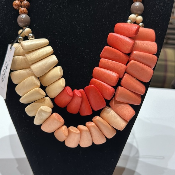 NWT decouture double strand Chicklet Necklace - Picture 7 of 9